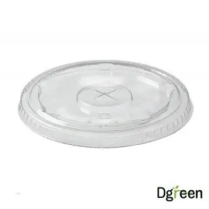 nắp ly nhựa phẳng dgreen