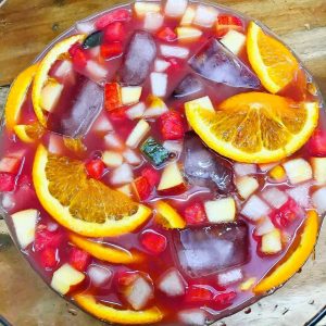 Cách pha rượu hoa quả 