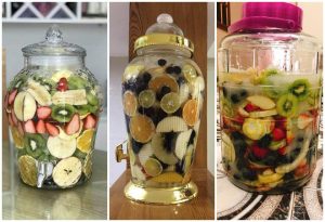 Cách pha rượu hoa quả 