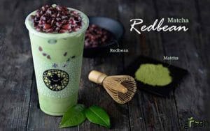 công thức pha chế trà sữa matcha đậu đỏ