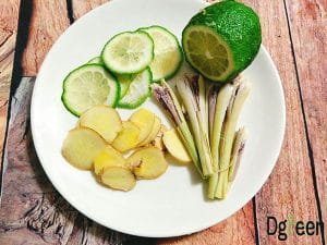 Nguyên liệu pha chế trà chanh gừng sả