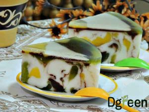 Cách làm rau câu sơn thủy